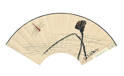 莲蓬蜻蜓(中国画) 齐白石