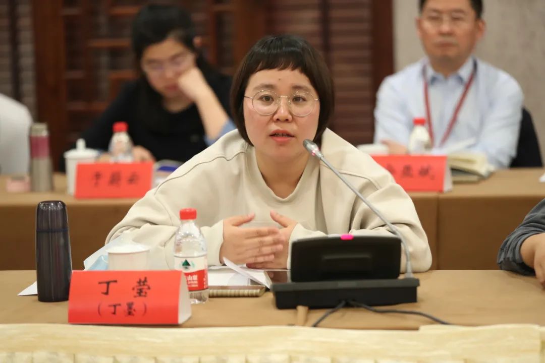 丁莹(丁墨)发言
