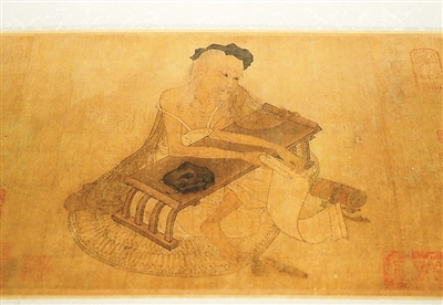 唐代《伏生授经图卷》(局部)